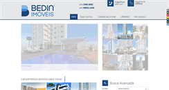 Desktop Screenshot of bedinimoveis.com.br